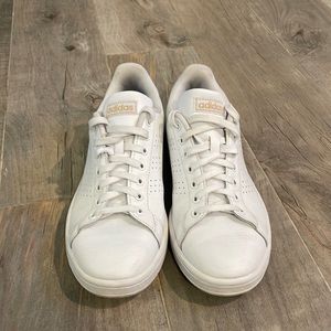 Adidas white sneakers